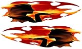 Sticker Tuning Flaming 160x44cm Réf 243