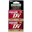 Maxell 298012 DVM60SE Mini Digital Video Cassette - 2 Pack