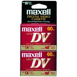 Maxell DVM60SE Mini Digital Video Cassette (2-Pack)