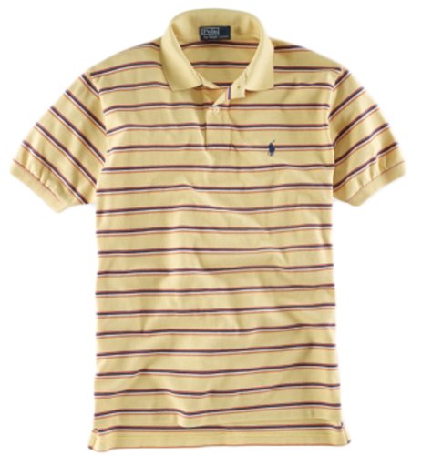 Polo Ralph Lauren Classic-Fit Yellow Stripe Polo 