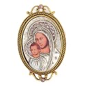 Iconica Mary and Child Brooch