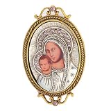 The Vatican Library Collection Iconica Mary and Child Brooch
