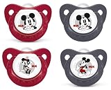 Produkt-Bild: NUK 10176032 - Silikon Beruhigungssauger (Schnuller) Disney Mickey Gr. 2, von 6 bis 18 Monate, 2 St&uuml;ck, Farbe nicht frei w&auml;hlbar