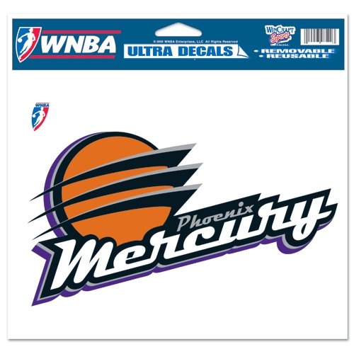 PHOENIX MERCURY OFFICIAL LOGO 4x6 ULTRA DECAL WINDOW CLING