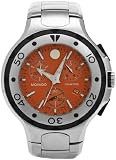 Movado series 800 chronograph orange dial mens watch 2600041