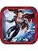 Superman Man of Steel Square Dessert Plates (8 Plates)