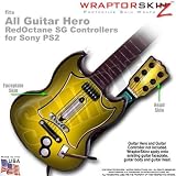 Colorburst Yellow Skin by WraptorSkinz TM fits All Sony PS2 Guitar Hero SG Guitar Controllers (GUITAR NOT INCLUDED)