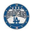 MLB Los Angeles Dodgers 12-Inch Art Glass Clock