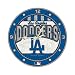 Los Angeles Dodgers 12-Inch Art Glass Clock