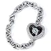 MLB Women's Florida Marlins Crystal Accented Heart Watch #MH-FLA
