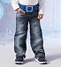 Info/Buy Mini Boys Cotton Blend Vintage Crease Jeans with Belt