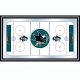 NHL San Jose Sharks Framed Hockey Rink Mirror