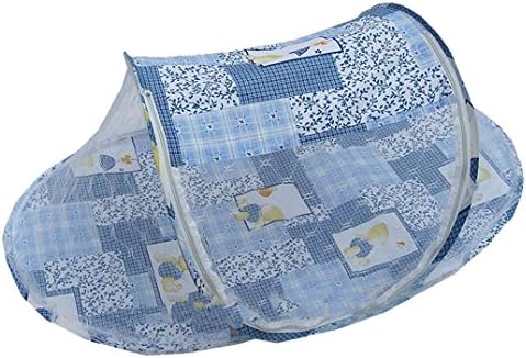 HOSdog Instant Pop Up Mosquito Net Crib,Baby Tent,Beach Play Tent,Bed Playpen,Blue