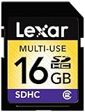 Lexar SDHC 16 GB Class 2 Flash Memory Card LSD16GASBNA
