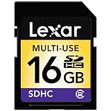 Lexar SDHC 16 GB Class 2 Flash Memory Card LSD16GASBNA