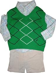 Nautica 3 Pc. Outfit Infant / Toddler Pants, Vest, Shirt