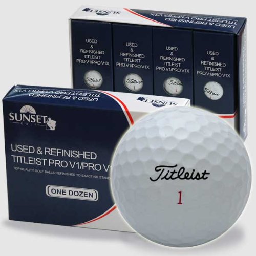 【限定100ダース送料無料】タイトリスト PRO V1/V1x リフィニッシュボール
