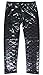 Simplicity Girl's Glittery Mermaid Fish Scale Print Leggings Pants 4-6 Years