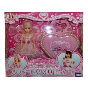 【クリックでお店のこの商品のページへ】リカちゃん ハッピーピンク リカちゃん