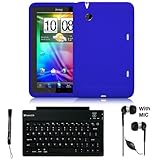 Blue Cover Protective Slim Durable Silicon Skin Case for HTC Flyer 3G WiFi  ....