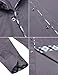 HOTOUCH Mens Casual Button Down Slim Fit Wrinkle Free Formal Dress Shirt Dark Grey, X-Large, Long Sleeve
