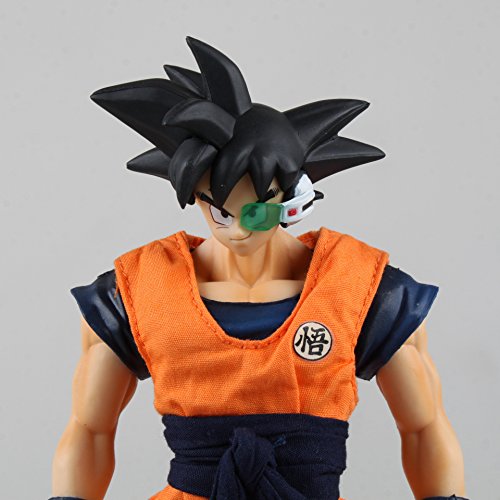 ZJKC® Super Saiyan Real Cloth Son Goku Figuarts Dragon Ball Z 7'' Comic Con Action Figure