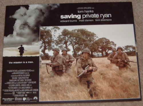 Saving Private Ryan - Tom Hanks - Matt Damon - Movie Poster Print