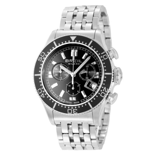 BREIL WATCH MANTA WHITE CHR LADY BLACK DIAL BRACELET BW0504