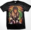 Jimi Hendrix Woodstock Psychedelic Design Mens T-shirt, Radio Days Officially Licensed Jimi Hendrix Men's Shirt