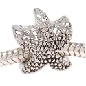 Silver Tone Starfish Shaped Bead - Fits Pandora (1)