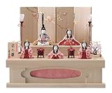 雛人形 一秀 木目込人形 ひな人形 五人飾 収納飾 桐収納 安土雛21号【2009年新作雛人形】