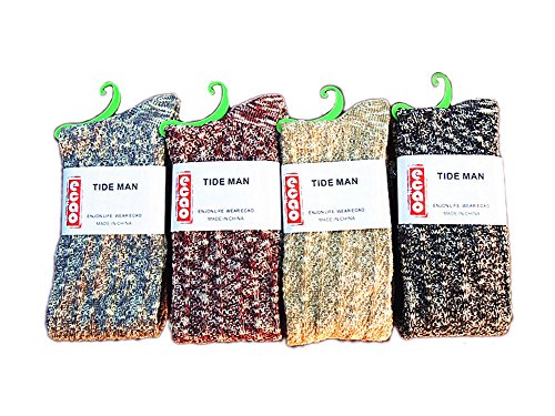 Vimans 2016 Women's Winter Knit Knee High Socks Thermal Boots Stockings Pack of 4