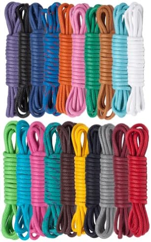 30" Waxed Cotton Dress Shoelaces