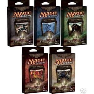 Magic The Gathering 2010 Core Set Intro Pack Box (contains all 5 intro decks) by 