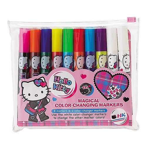 Childrens Toyshop  Toys : Hello Kitty Color-Changing Marker Set: Plaid