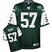 Bart Scott Jersey: Reebok Green Replica #57 New York Jets Jersey - XX-Large