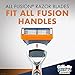 Gillette Fusion Power Men's Razor Blade Refills, 8 Count