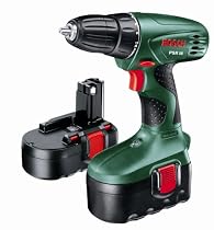 Bosch PSR 18 Cordless 18 Volt Drill/Driver, 2 x NiCD Batteries