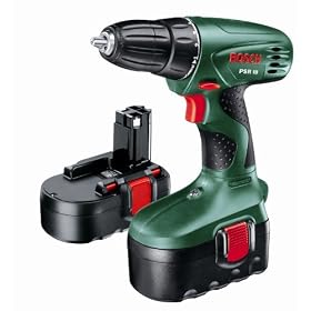 BOSCH PSR 18 PERCEUSE VISSEUSE SANS FIL +2eme ACCU (NI-CAD) OFFERT. IMPORT D'ANGLETERRE