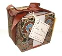 Take Note Cube with 600 Loose Note Papers in Kensington, Brown and Black Paisley