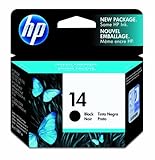 HP 14 Black Ink Cartridge in Retail Packaging