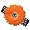Orange on Black