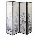 4 Panel Screen Floral - 72"