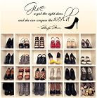 Marilyn Monroe Give A Girl Shoes....Conquer the World Quote Wall Decal Decor Large Nice Sticker