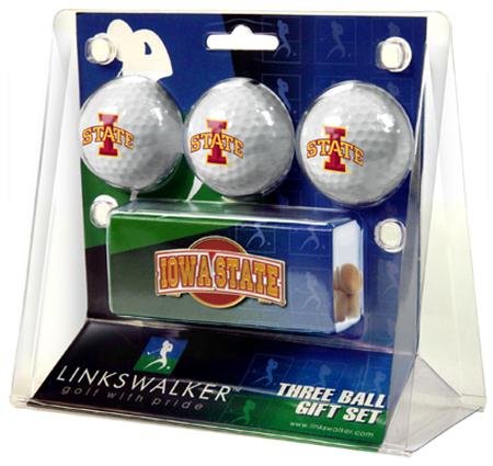 Iowa State Cyclones Isu Ncaa Slider Hat Clip 3 Golf Ball Gift Packs