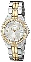 GUESS Women's U0026L1 Dazzling Sporty Silver & Gold-Tone Mid-Size Watch