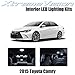 XtremeVision Toyota Camry 2015+ (8 Pieces) Pure White Premium Interior LED Kit Package + Installation Tool