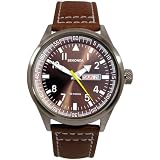 SEKONDA GENTS BROWN DIAL DAY DATE STRAP WR WATCH 3882