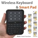 2.4 GHz Mini Wireless Media Keyboard (UK version keyboard) with Multi-Touch Gesture Touchpad Mouse Remote PC HTPC for Windows XP/Vista/7