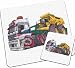 Cover:Personalisiertes Koolart - Iveco Lowloader Truck - Tischuntersetzer aus Glas